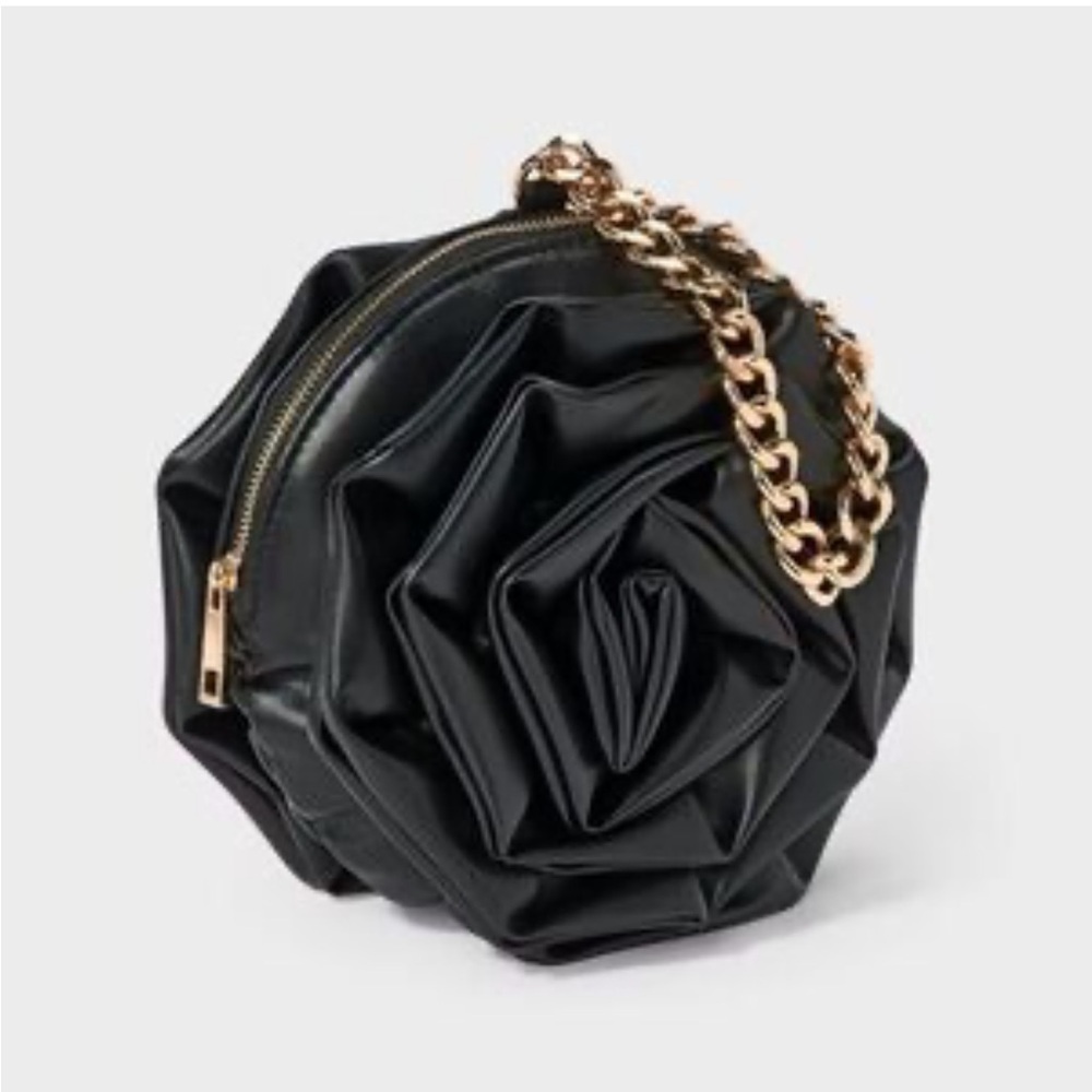 Black Rose clutch/wristlet